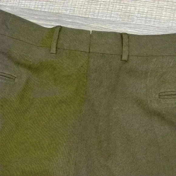 Vintage Monsieur By Givenchy Pleated Dress Pants Mens 40R Brown Made in USA - Picture 9 of 16